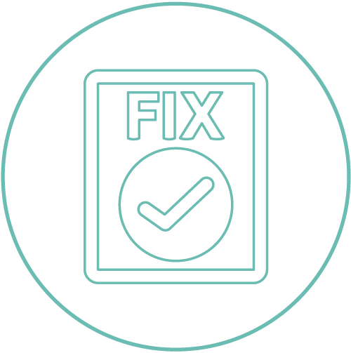 作業完了と納品